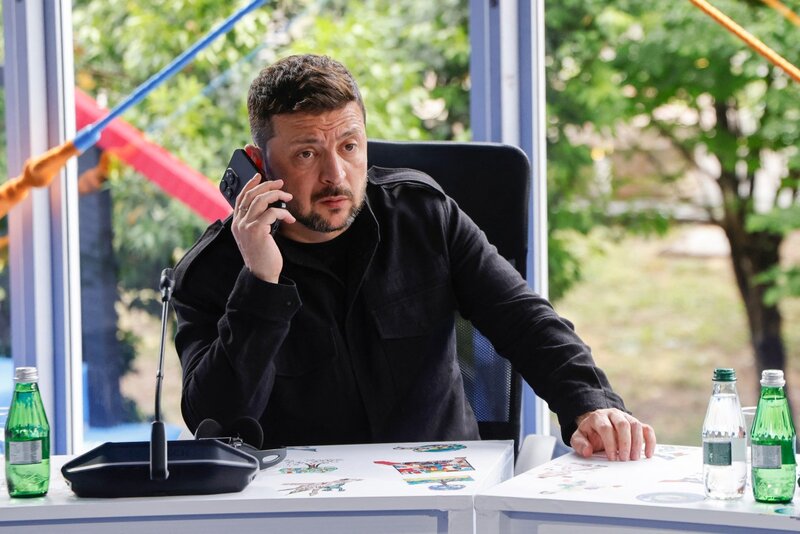 Presidente ucraniano Zelensky. Foto: AFP