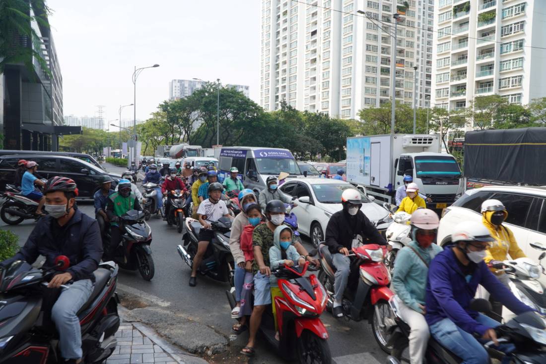 El clima sureño esta caliente. Foto: Nguyen Chan