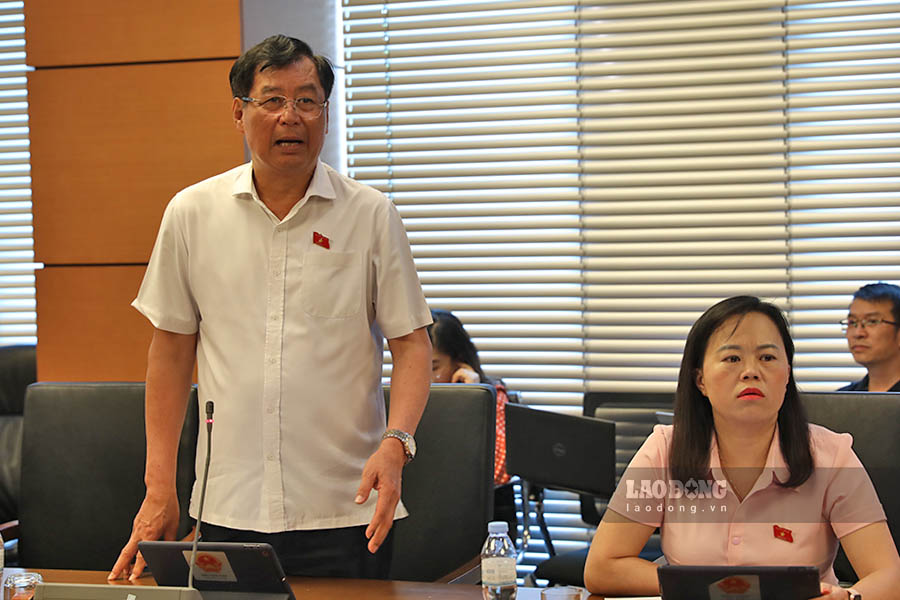 Delegate Tran Cong Phan proposed to clarify the reasons for the differences in the level of penalties for violations, including traffic violations. Photo: To The