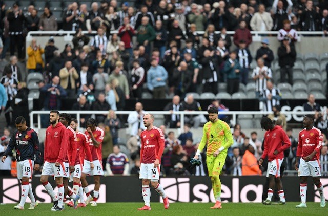 Thanh tich cua Man United tai Premier League mua nay la khong the chap nhan. Anh: AFP