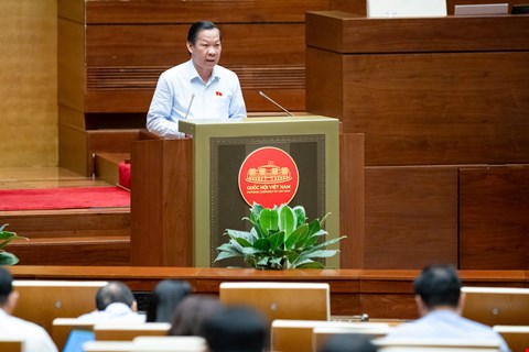 Chu nhiem Uy ban Kinh te va Tai chinh cua Quoc hoi Phan Van Mai. Anh: Quochoi