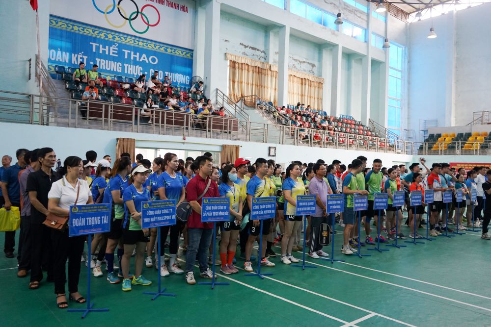 Cong doan Nghi Son to chuc hoi thao cong nhan, vien chuc lao dong nam 2025. Anh: Quach Du