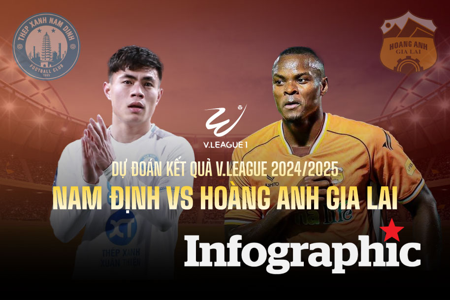 Dự đoán kết quả Nam Định vs Hoàng Anh Gia Lai V.League 2024/2025