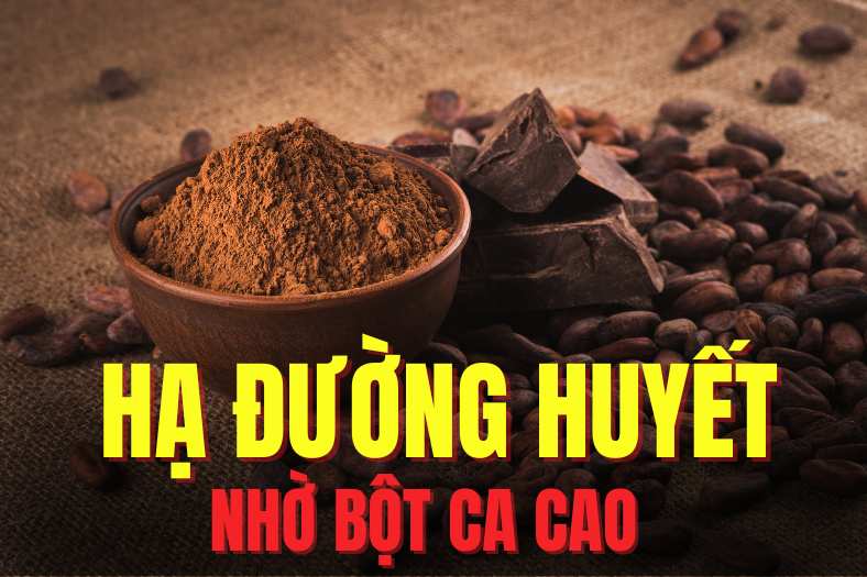 El uso de un polvo de cacao razonable puede ayudar a las personas con hipoglucemia de diabetes de manera efectiva. Grafico: Tra mi