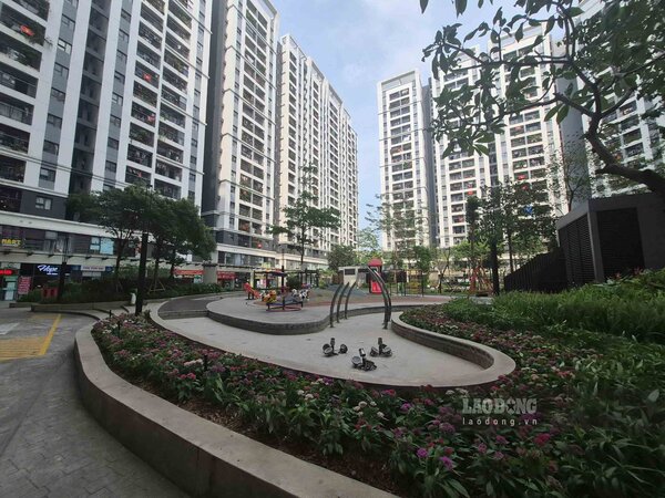 Bên trong dự án nhà ở xã hội Hope Residences. Ảnh: Vân Trường