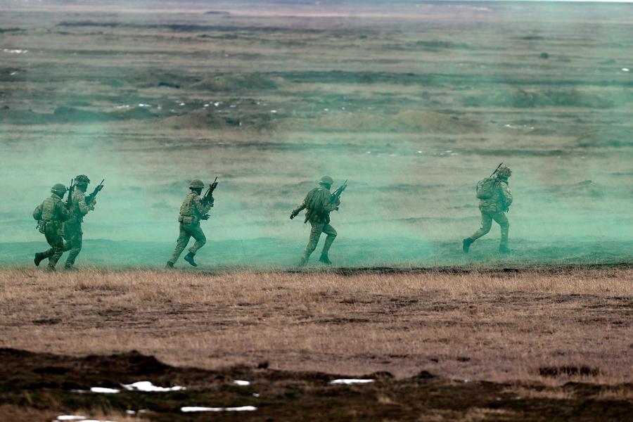 Soldados de la OTAN en un ejercicio en Rumania a principios de 2025. Foto: Xinhua