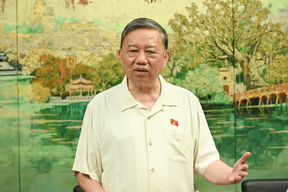 Tong Bi thu To Lam phat bieu. Anh: Pham Dong