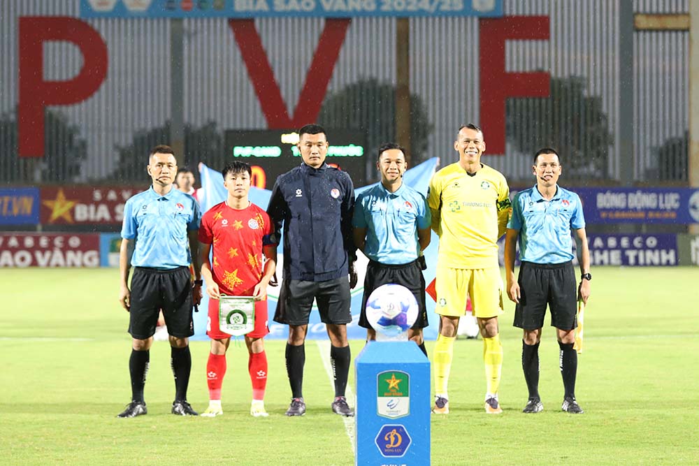 Toi 17.5, PVF-CAND (ao do) co cuoc tiep don Truong Tuoi Binh Phuoc trong tran dau thuoc vong 19 giai hang Nhat 2024-2025.