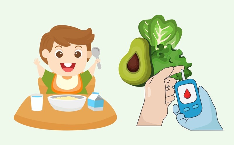Tips to avoid hyperglycemia in children. Graphics: Linh Dan
