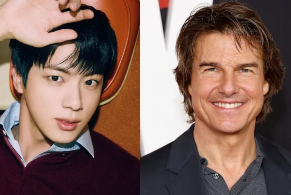 Jin BTS y Tom Cruise. Foto: CGV Publisher.