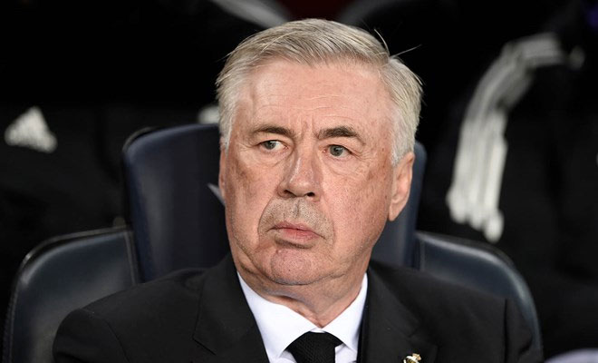 Ancelotti has only 2 more matches against Real Madrid. Photo: AFP