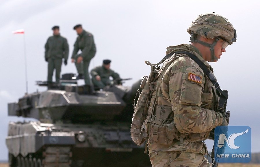 Soldados estadounidenses en Polonia en 2016. Foto: Xinhua