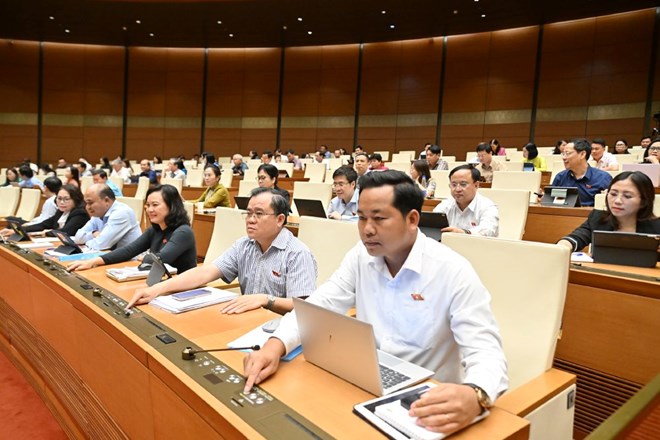 The National Assembly's Resolution requires strict handling of acts of abuse and exploitation of inspection and examination to harass and cause difficulties for businesses. Photo: Pham Dong