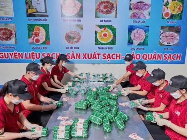 Co so san xuat Gio be Quan beo tao thu nhap on dinh. Ảnh Viet Hai - Huu Trung.