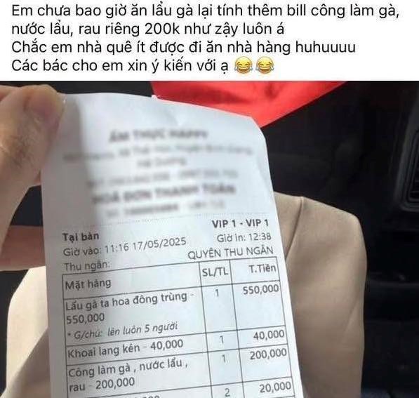 Nhà hàng ở Hải Dương gây tranh cãi vì thu thêm của khách tiền công làm gà