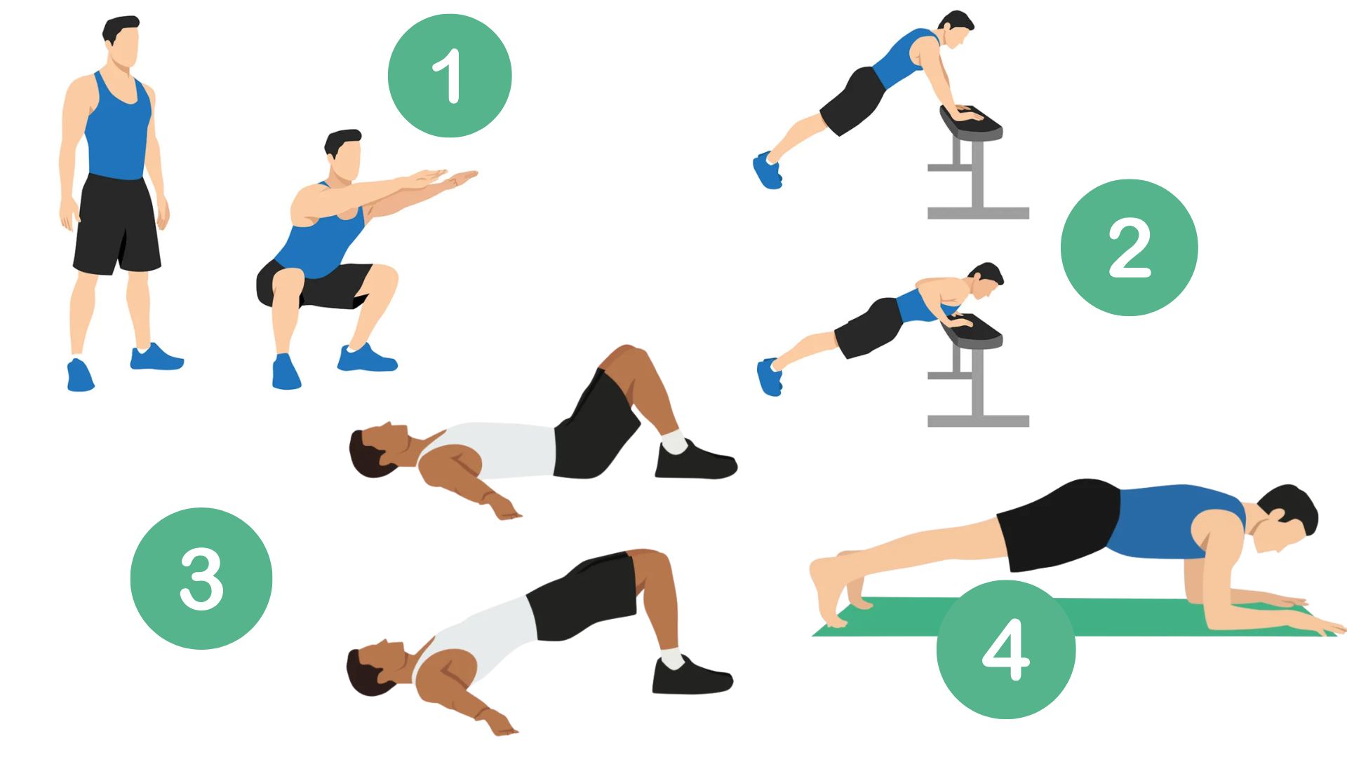 Exercise to improve health for men over 50 years old. Graphics: Thanh Thanh