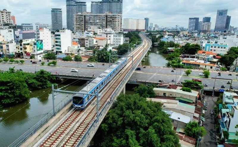 Metro Line 1 Ben Thanh - Suoi Tien. Photo: Anh Tu