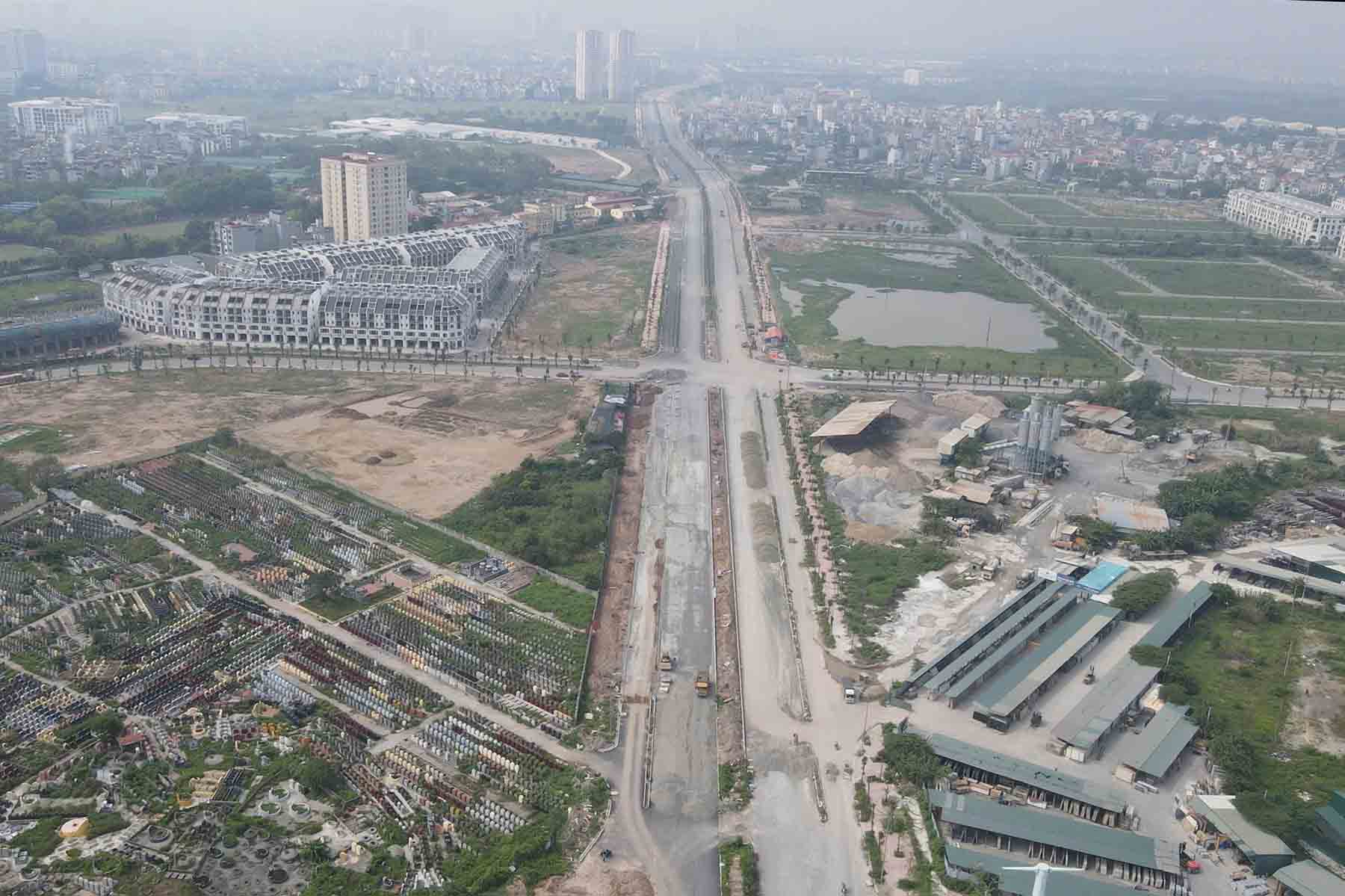 Doan tu cau Hau Ai den cuoi tuyen dang duoc trien khai thi cong. Anh: Huu Chanh