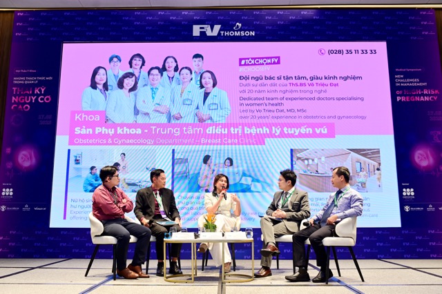 Experts in the program shared high-risk pregnancy management. Photo: BVCC