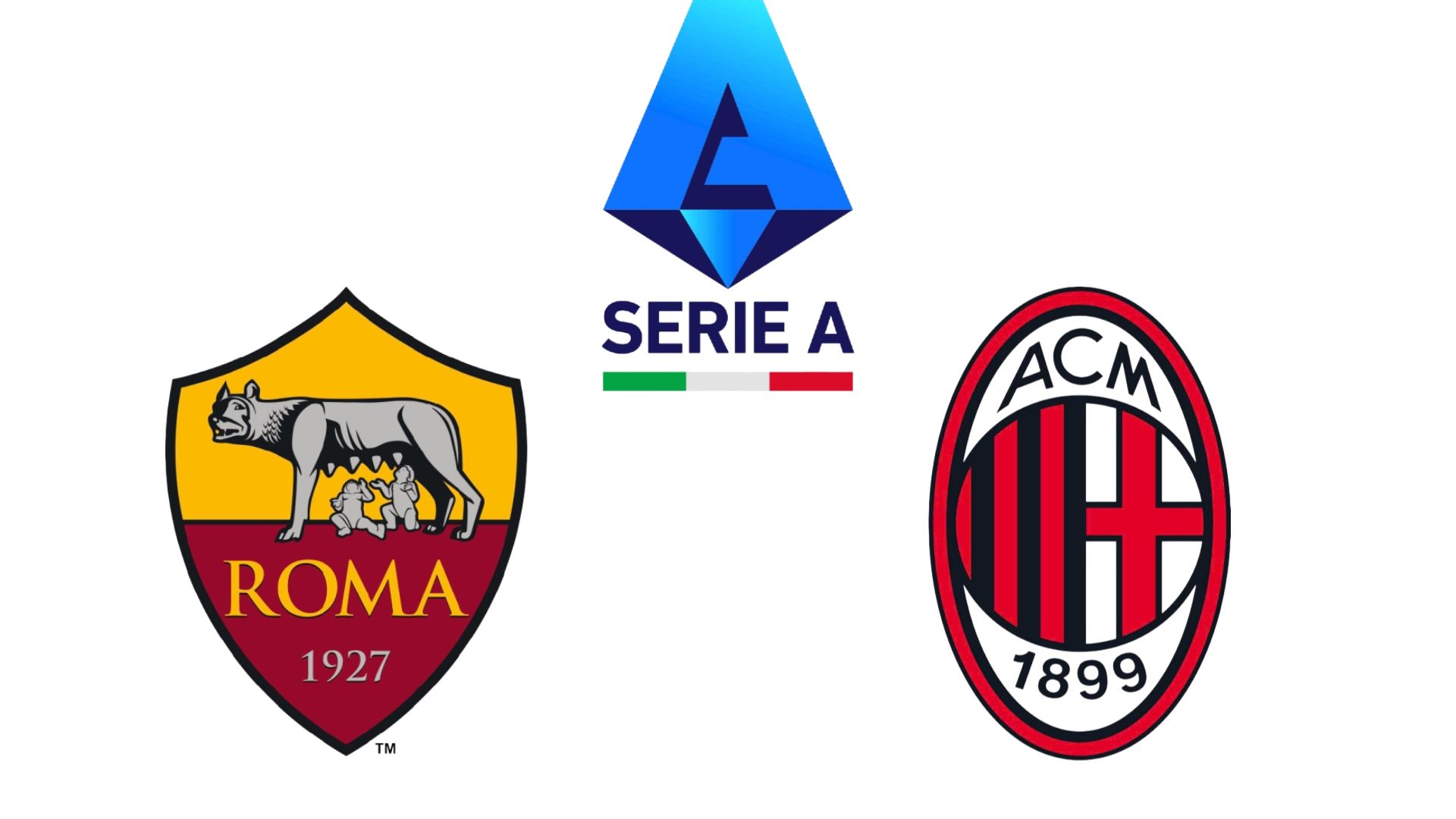 Como Roma da la bienvenida a AC Milan en casa en la Serie A. Grafico: Van An