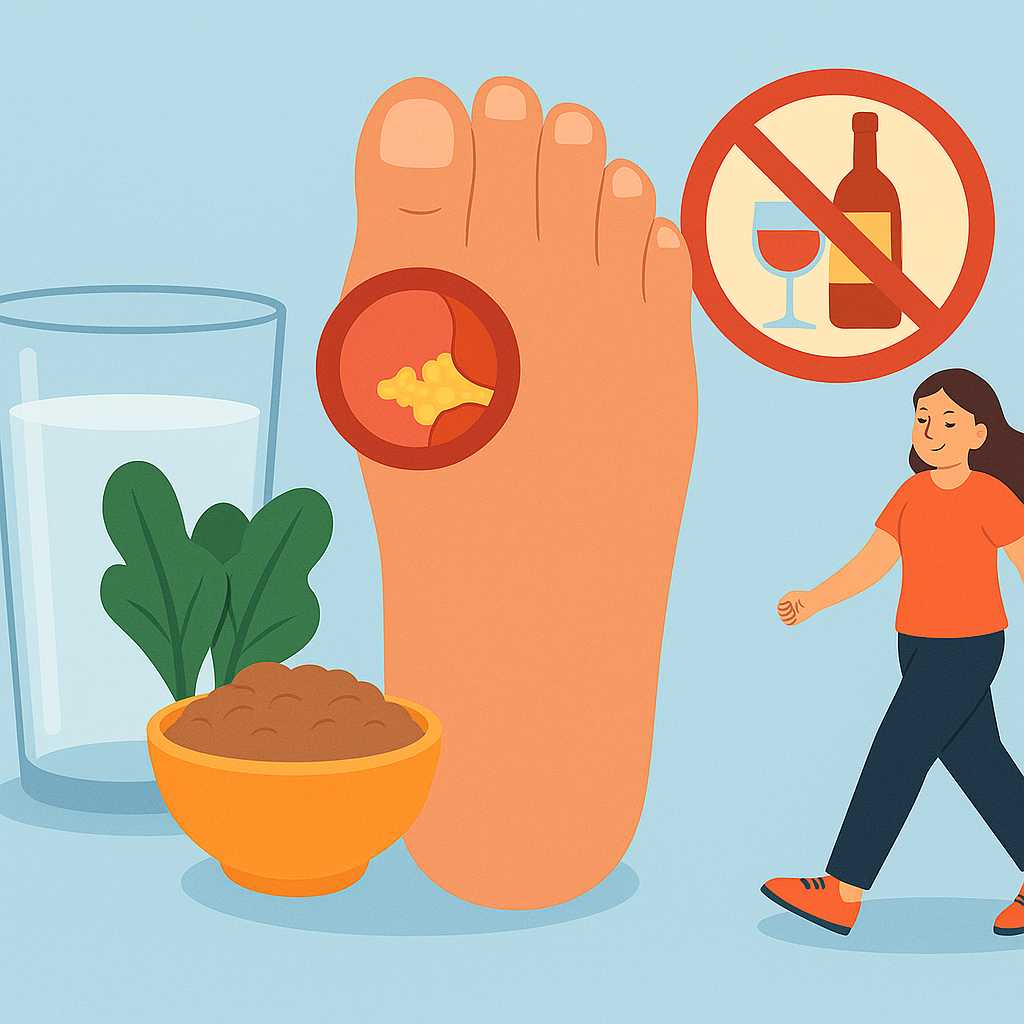 Los buenos habitos ayudan a evitar que el acido urico aumente. Foto grafica: Hoang loc