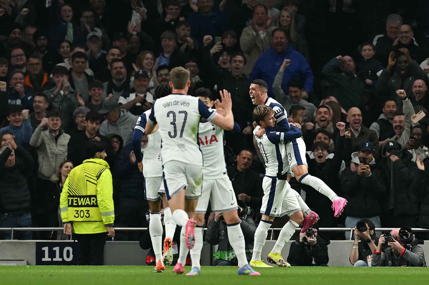 Tottenham no tenia la fuerza mas fuerte antes de la final de la Europa League. Foto: AFP