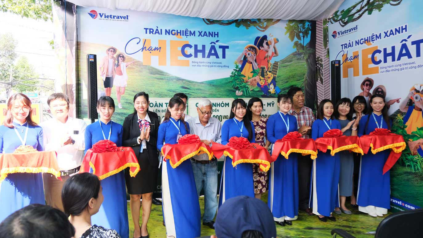Vietravel tung khuyến mại Hè 2025 với thông điệp “Trải nghiệm xanh – Chạm Hè chất”. Ảnh: Mỹ Ly
