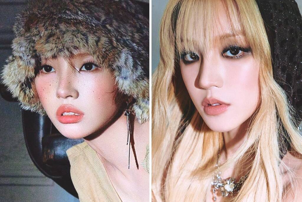 Soyeon y yuqi del grupo de chicas i-dle. Foto: album de carteles somos
