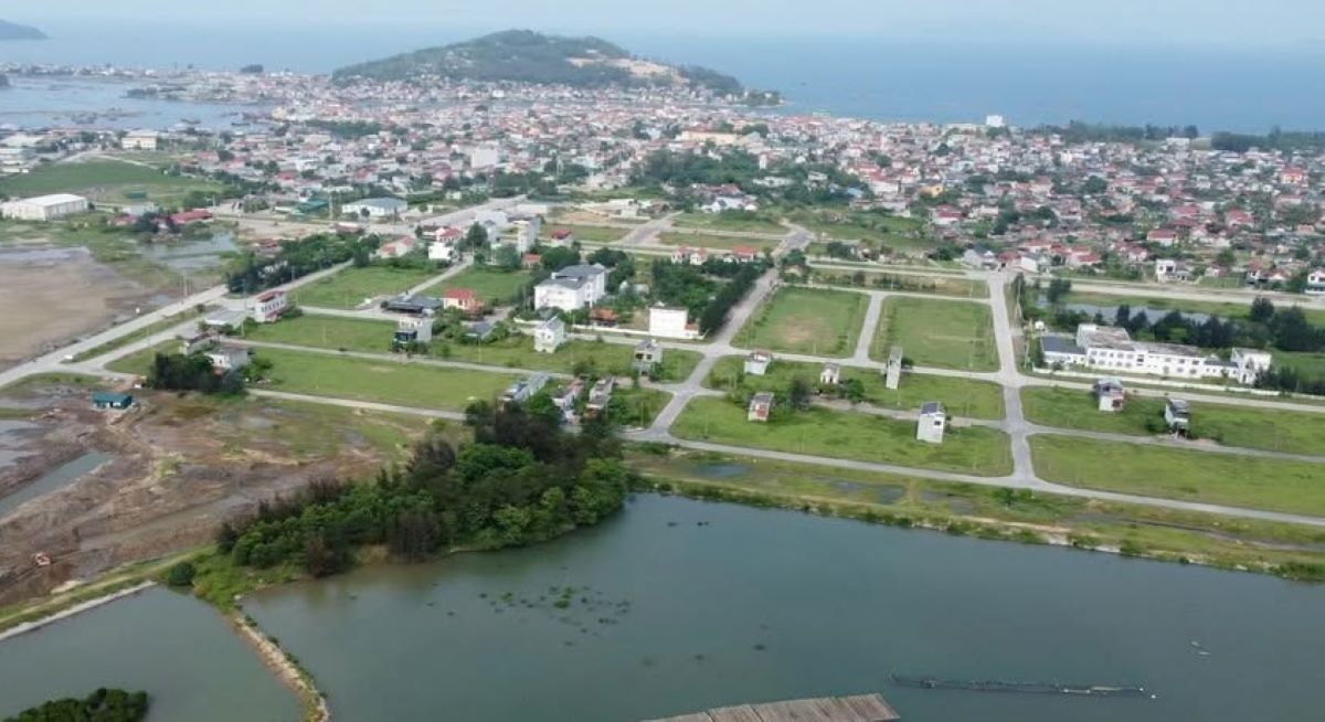 Planificacion de tierras residenciales en Hai Binh Ward, Nghi Son Town, Thanh Hoa. Foto: Tran Lam