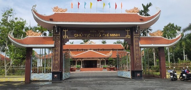 Den tho Bac Ho tai xa Chau Thoi, huyen Vinh Loi, tinh Bac Lieu. Anh: Nhat Ho