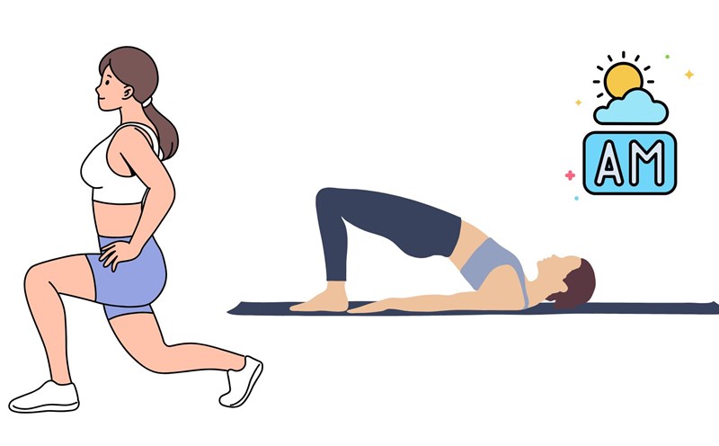 Morning exercises for people over 40 help the body stay healthy. Graphics: Thanh Thanh