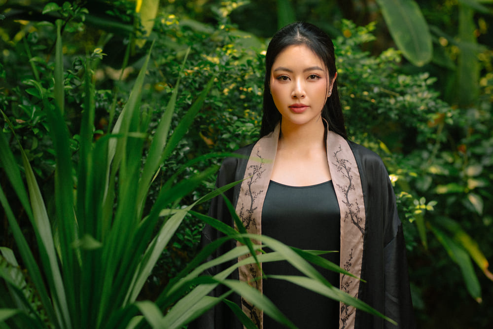 Miss Ngoc Anh shows off her beauty in a new fashion set. Photo: Interviewee