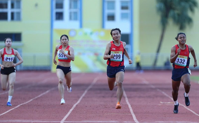 Athletes at the Ho Chi Minh City United Speed Cup 2025 Athletics Tournament. Photo: Thanh Vu