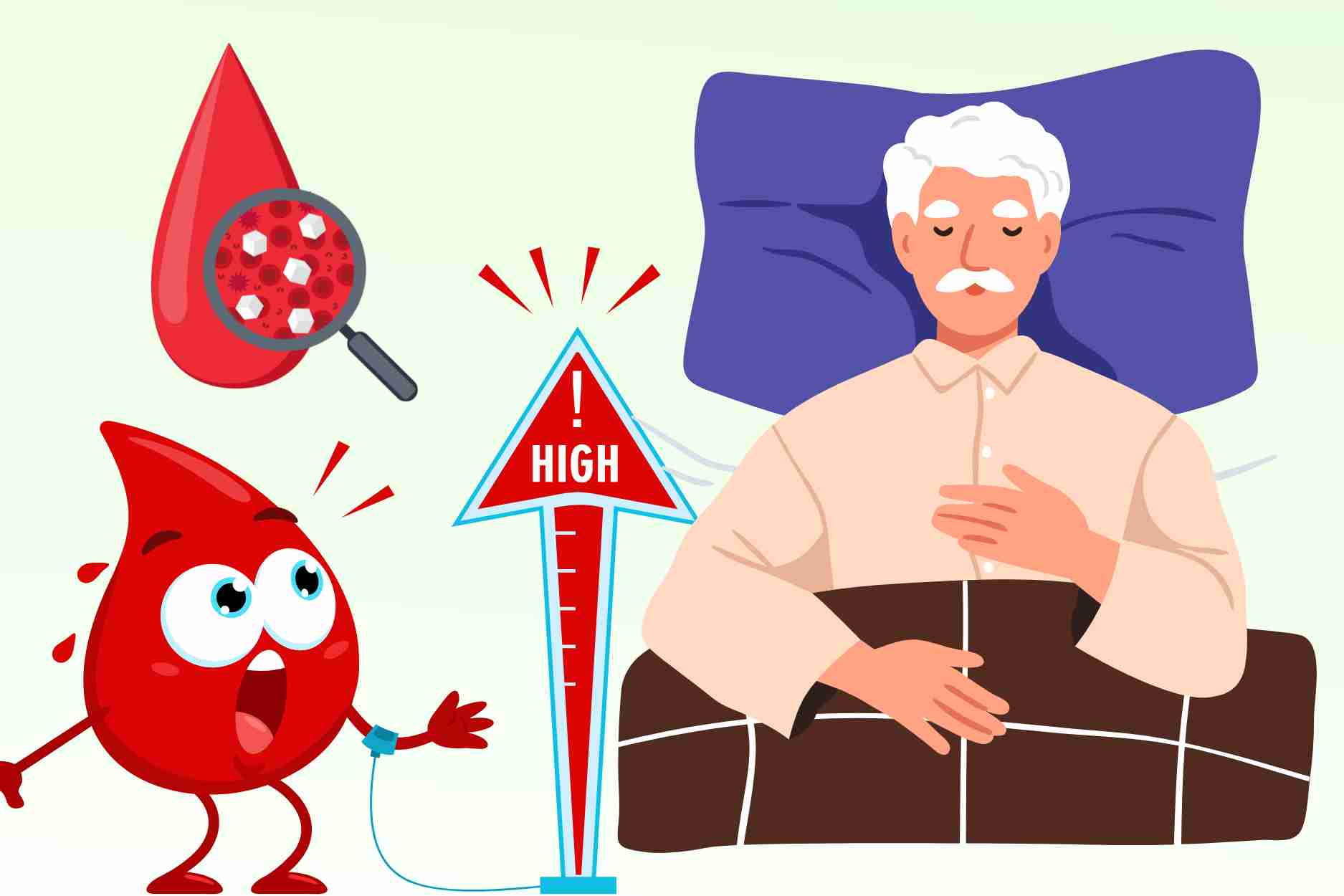 Golden hour to go to bed for people with high blood sugar. Graphics: Dinh Dinh