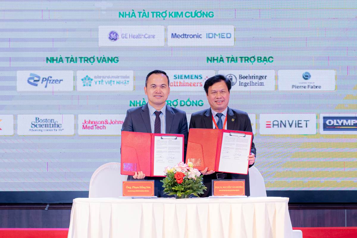 Nghe An General Hospital and GE HealthCare cooperate in clinical training and medical research in Vietnam. Photo: Yen Nhi