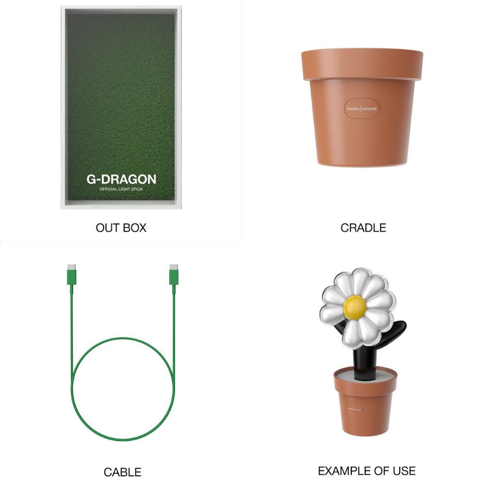 Ca bo san pham di kem va lightstick co gia niem yet chua den 3 trieu dong. Anh: Galaxy Corporation
