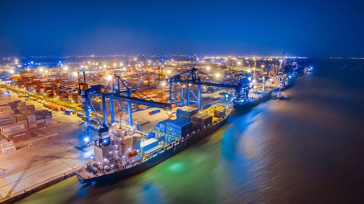 Hai Phong dinh huong phat trien thanh trung tam logistics quoc te. Anh: