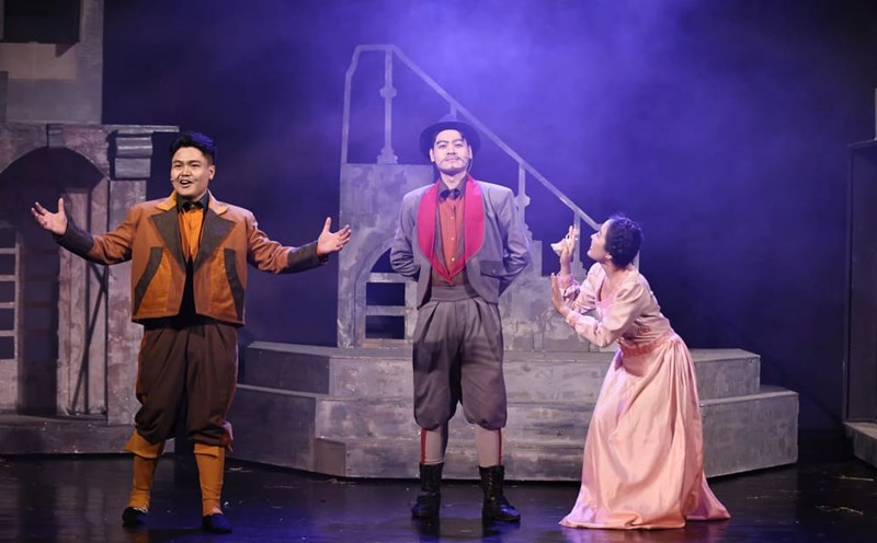 The musical "Khong gia dinh" will be released to audiences on the occasion of the International Children's Day on June 1. Photo: Youth Theater