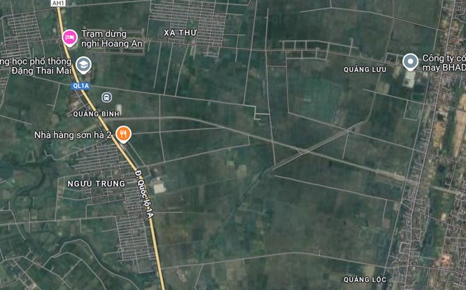 Khu vuc xay dung khu cong nghiep Luu Binh. Anh: Tran Lam