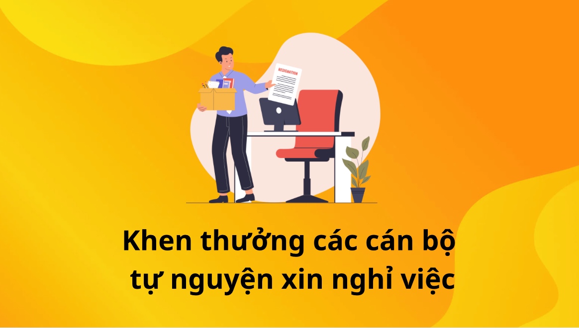 Rewarding cadres who voluntarily resign when arranged.