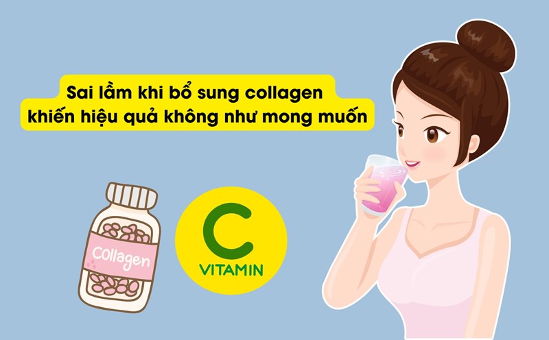 Collagen is more effective when combined with vitamin C. Graphic photo: HUENG SON