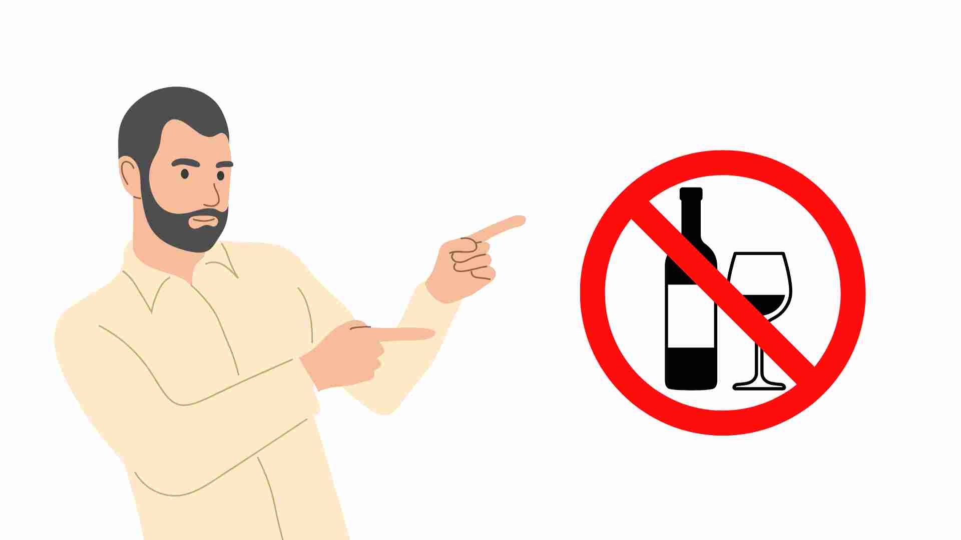 Las personas mayores de 50 años deben tener cuidado con la bebida. El dibujo: Baja la nube