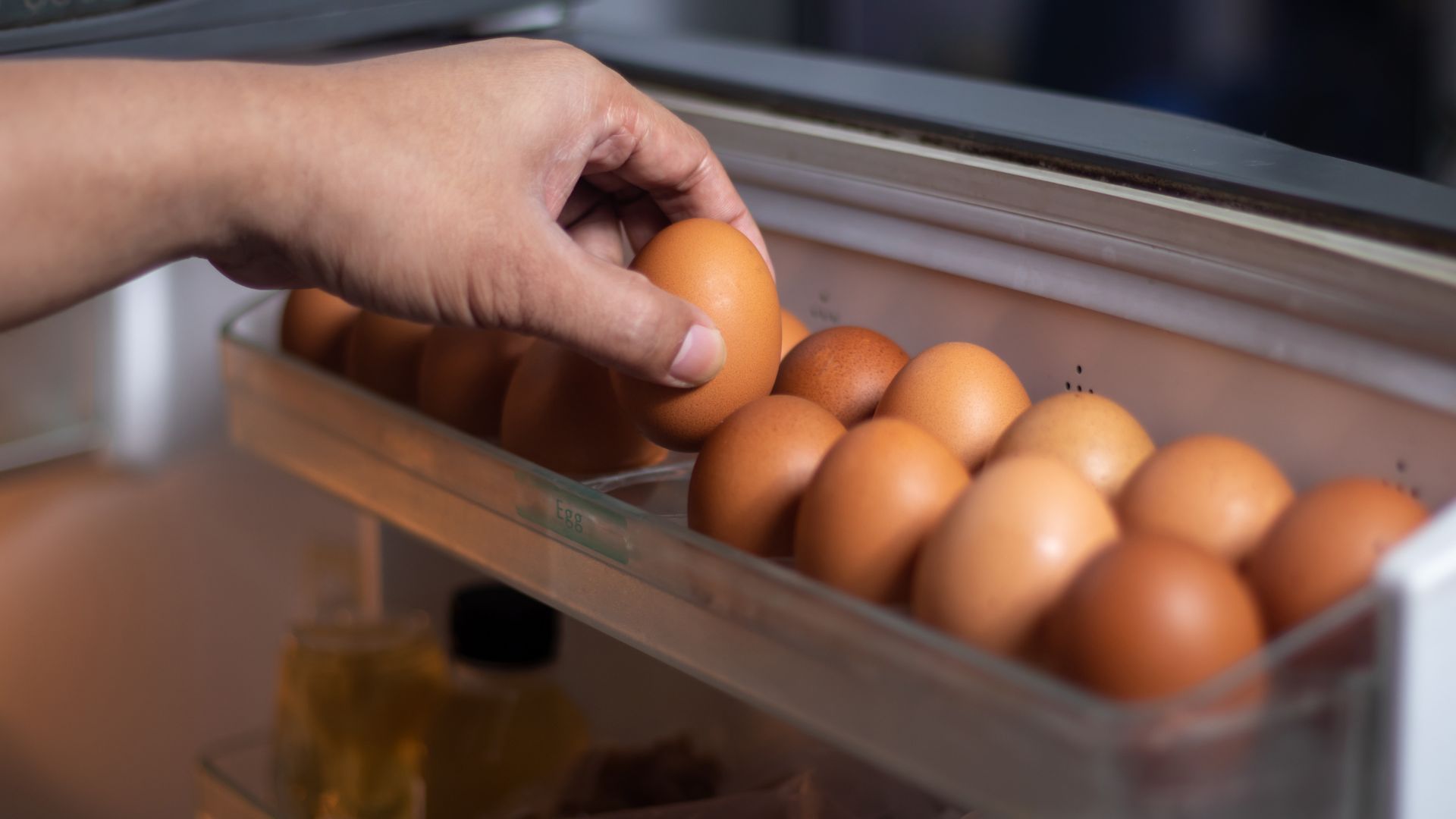 Do not wash the eggs before storing them in the refrigerator. Photo: HUENG Son