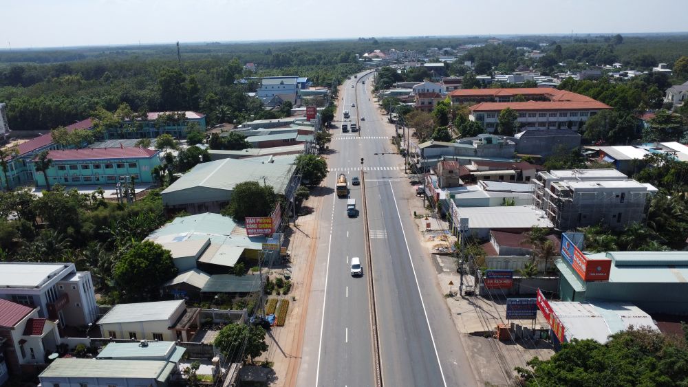 Xa Phu Giao la don vi hanh chinh cap xa co dien tich lon nhat tinh Binh Duong sau sap xep. Anh: Dinh Trong