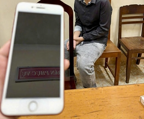 Tang vat trong vu cuop. Anh: Cong an 