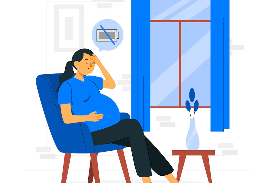 Pregnancy stress not only affects the mother but can also negatively affect the brain development of the fetus. Graphics: Thien Nhan