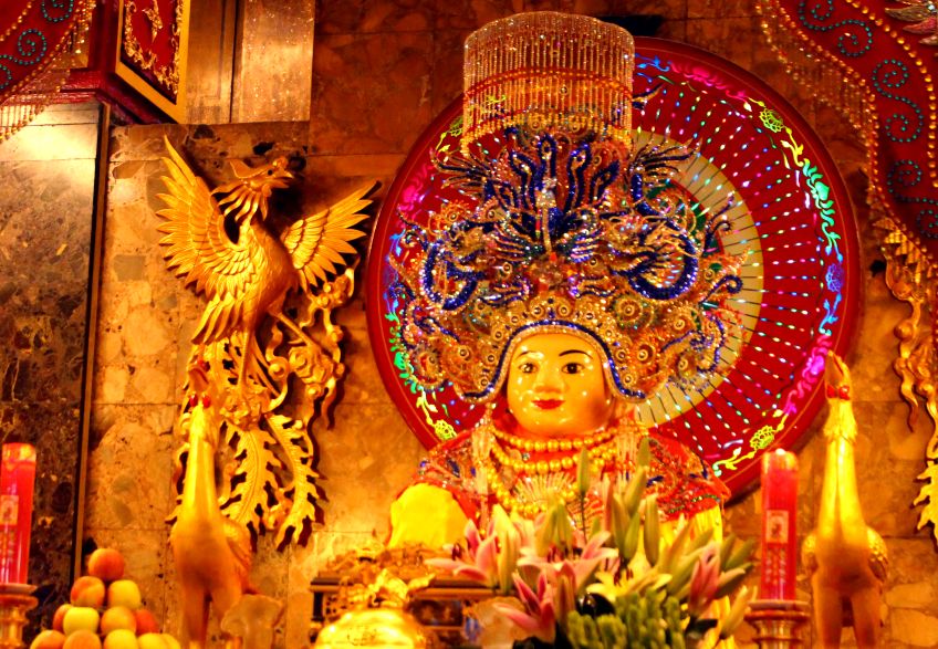 Ba Chua Xu nui Sam, tam diem chu y cua phan lon du khach den An Giang. Anh: Thanh Mai
