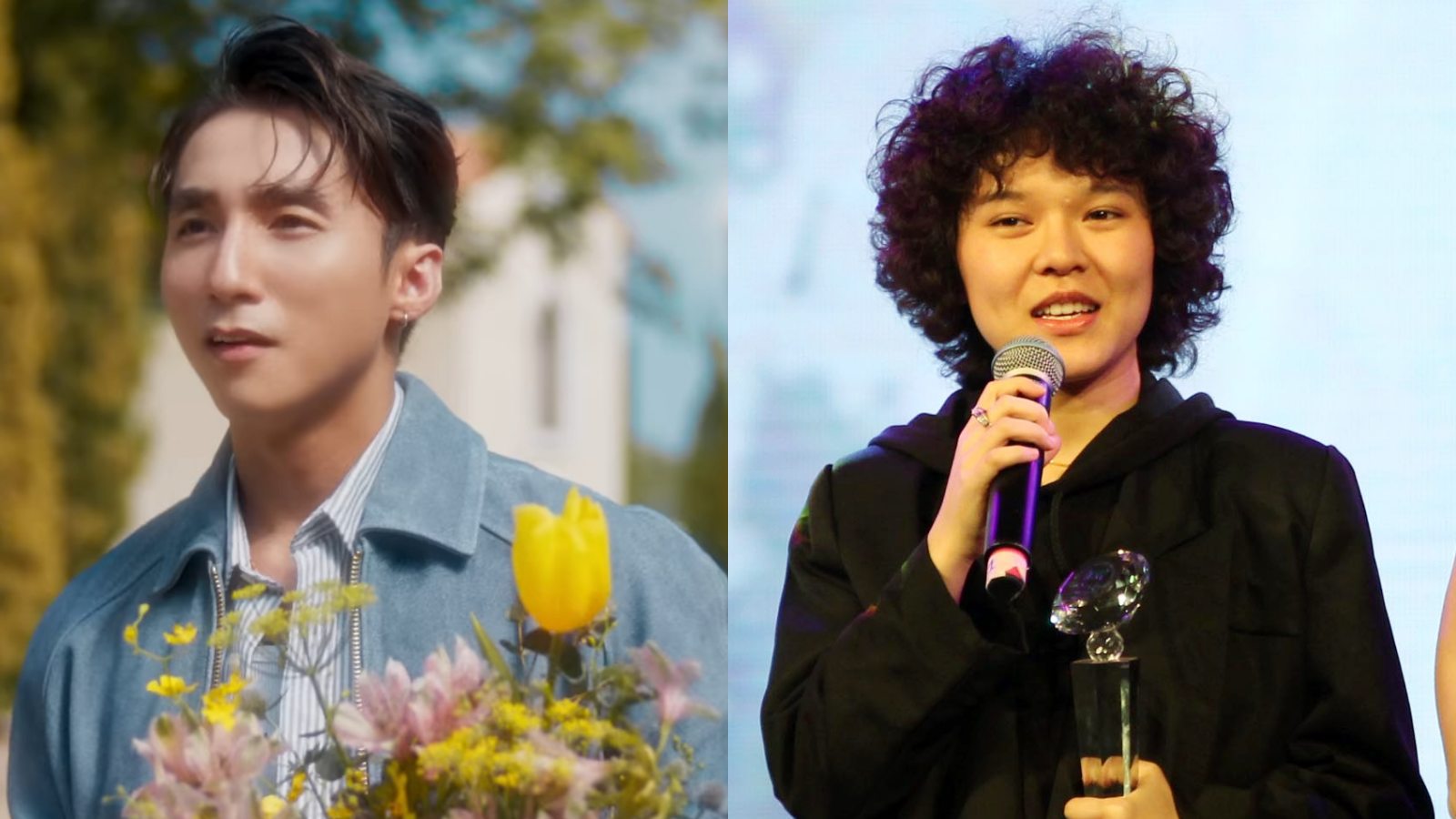 Son Tung M-TP and Tien Tien. Photo: Cut from MV/BTC Green Wave