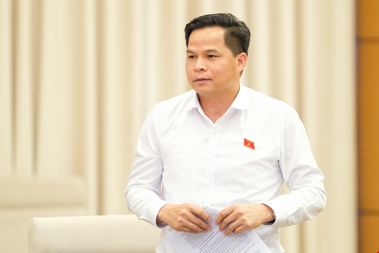 Dai bieu Quoc hoi Be Minh Duc de xuat giu nguyen hinh phat tu hinh voi toi pham ma tuy. Anh: Pham Dong