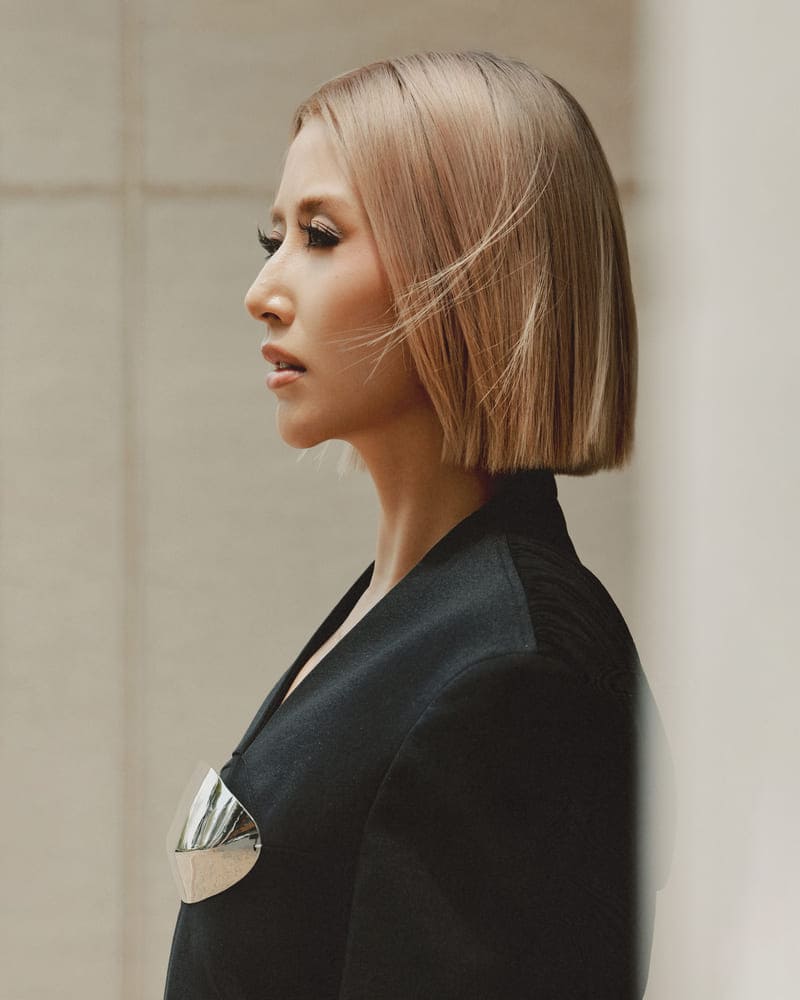Khi C.Dam co su chuyen minh ve dinh huong, nang fashionista cung co nhung thay doi de kham pha tiem nang con an giau sau tham ben trong, dac biet la buoc ngoat nhan loi tham gia show thuc te ‘Em xinh say hi’ day thu thach. Anh: NVCC